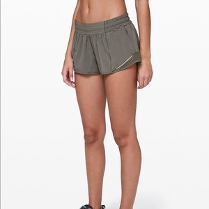 Green lulu lemon shorts